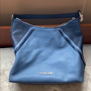 Blue leather Michael Kors bag